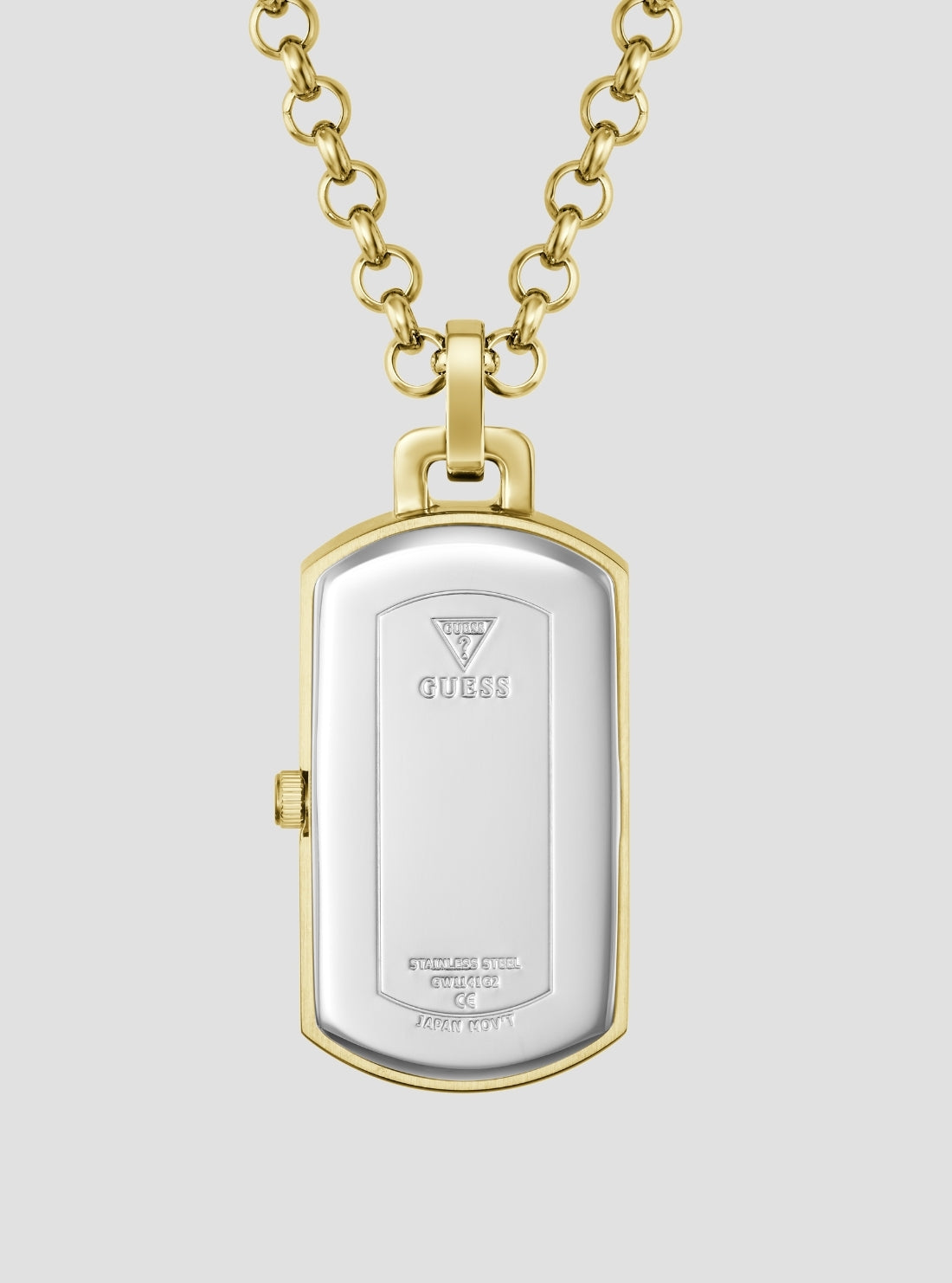 GUESS Accessories Gold Kane Pendant Watch GW1141G2 Back View