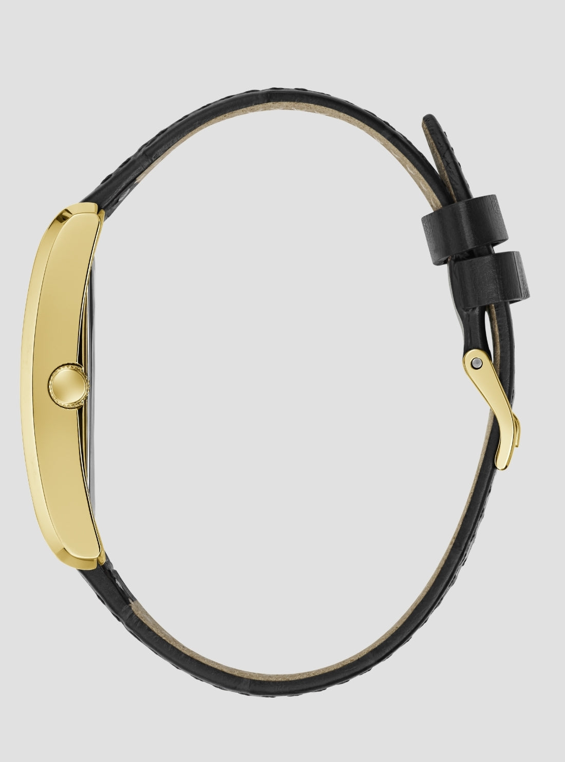 GUESS Accessories Gold Hugh Rectangular Watch GW1152G2 Side View2