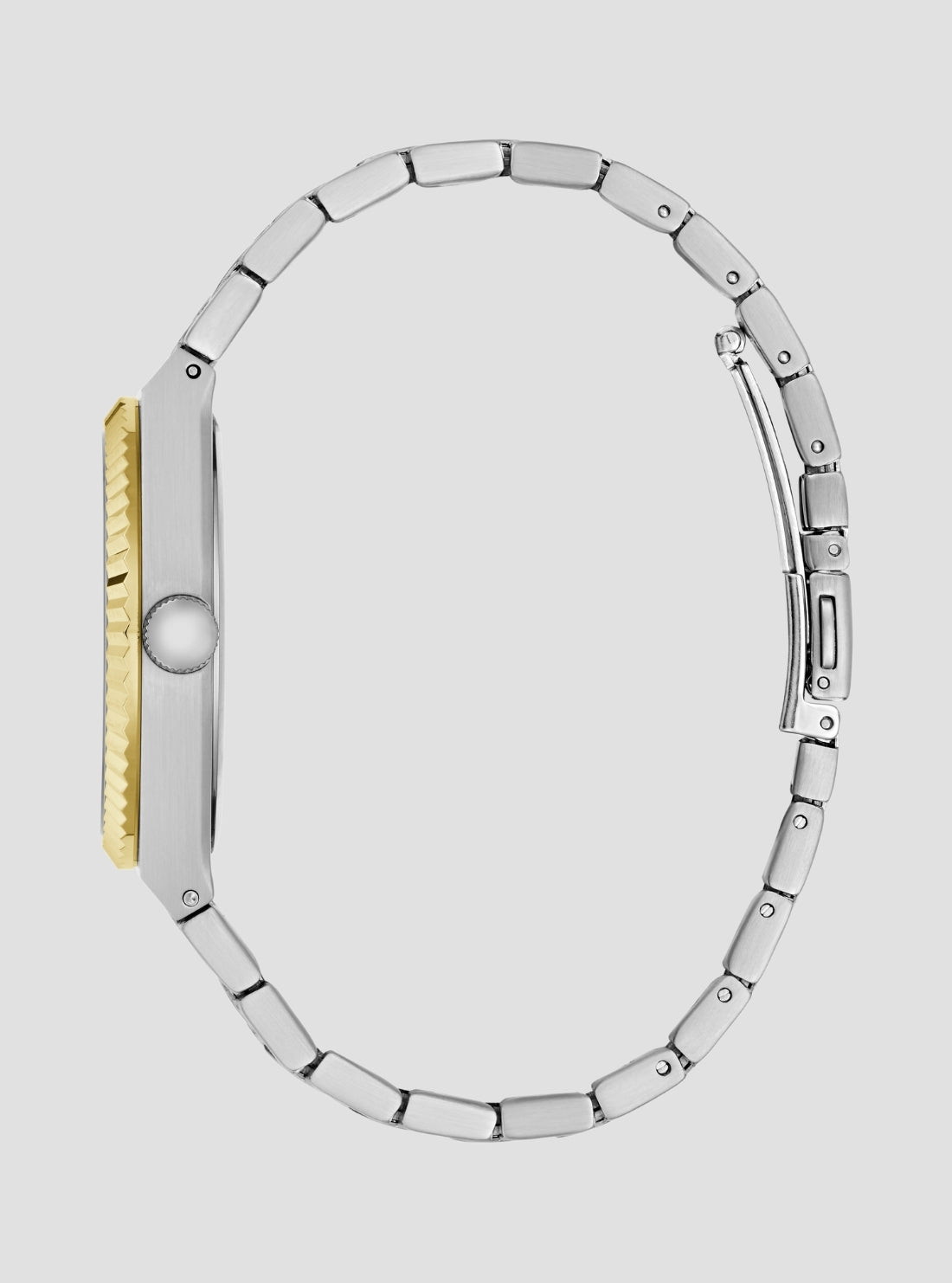 GUESS Accessories Silver Gold Vincent Watch GW1153G4 Side View