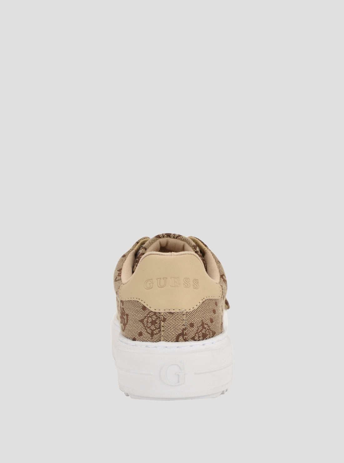 GUESS Footwear Brown Logo Drift Sneakers DRIFT2 Back View