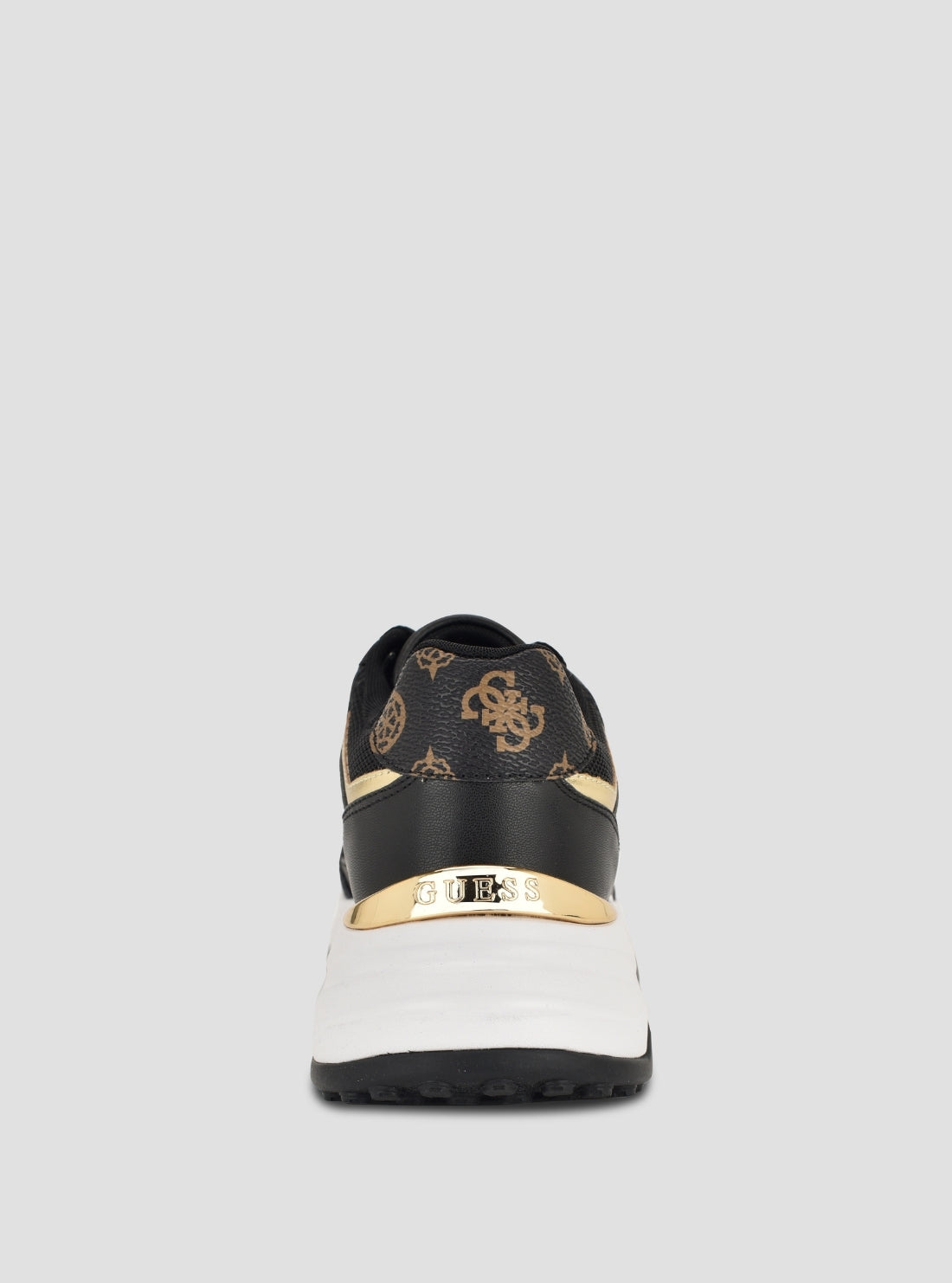 GUESS Footwear Black Fonzi Sneakers FONZI Back View