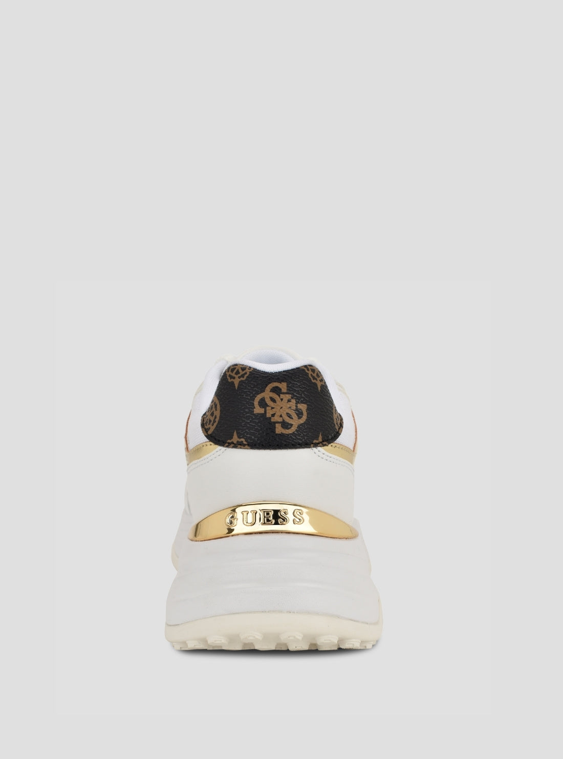 GUESS Footwear White Fonzi Sneakers FONZI Back View