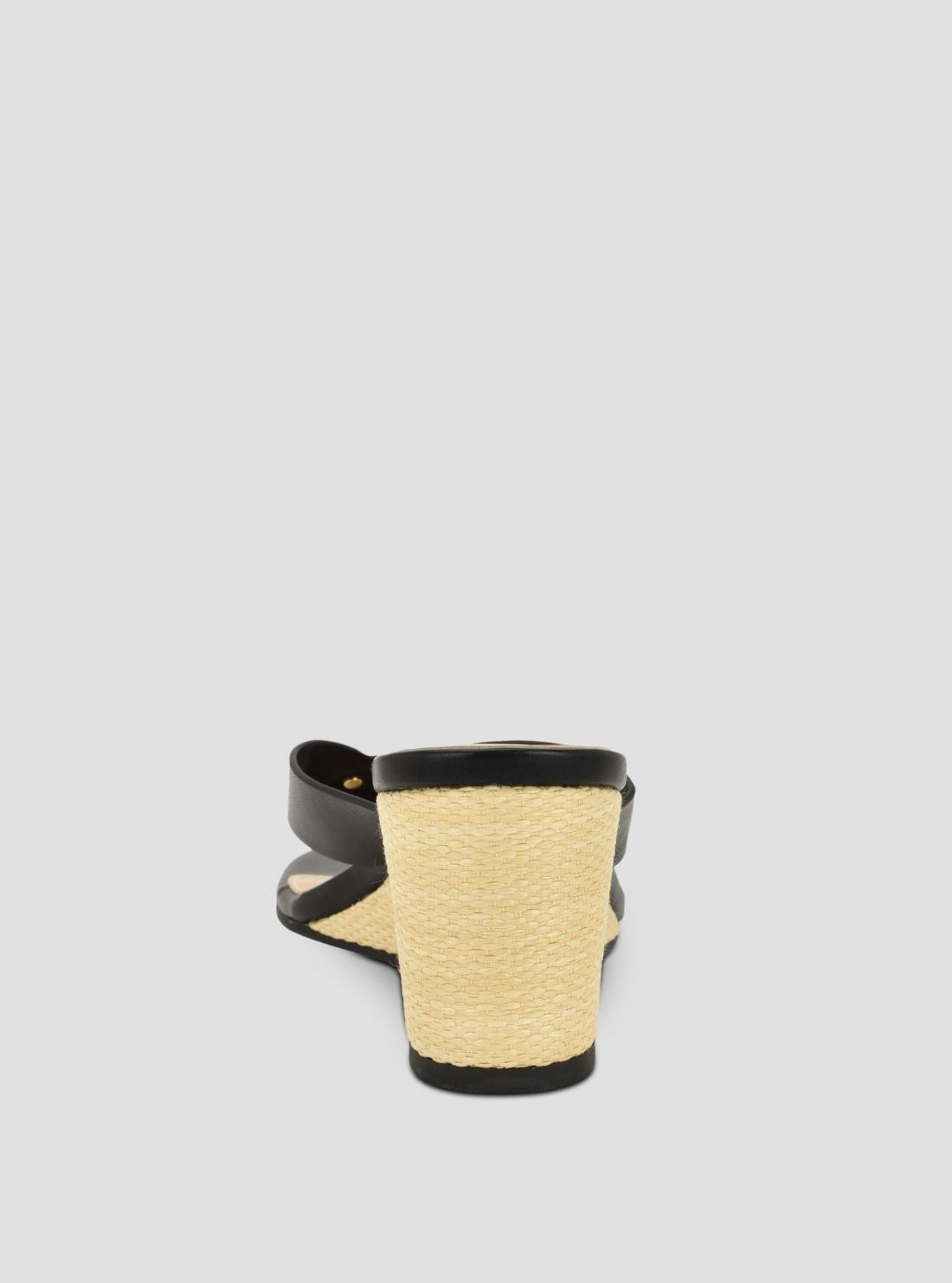 GUESS Footwear Black Milda Wedge Sandals MILDA Back View