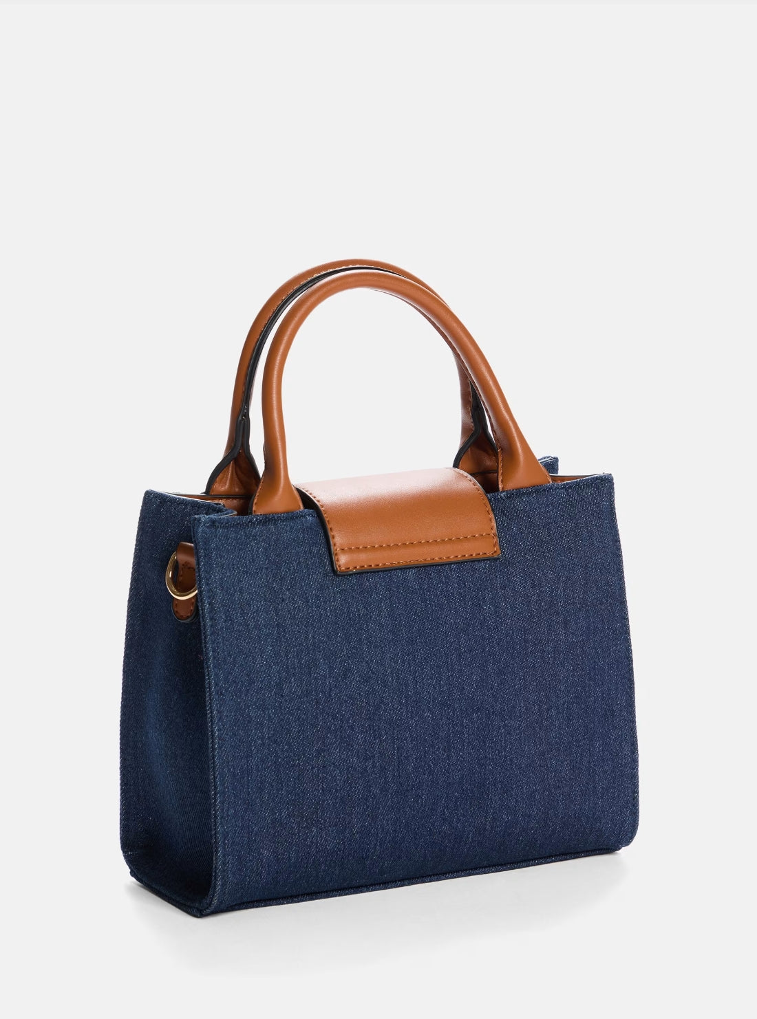 GUESS Womens Denim Mini Tote Bag GWP25GUEDMTOTE Back View