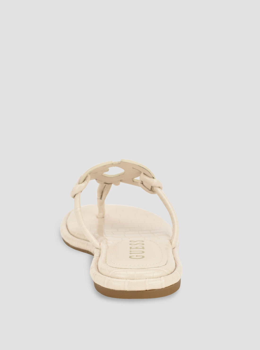 GUESS Footwear Ivory Saime Sandals SAIME Back View