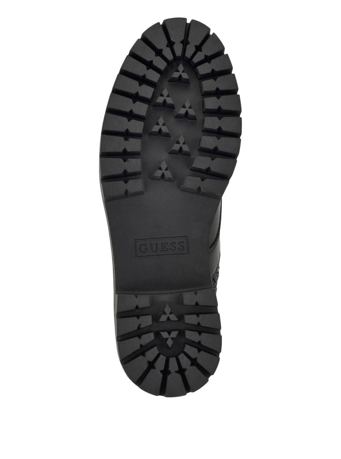 GUESS Black Logo Waite Combat Boots sole view