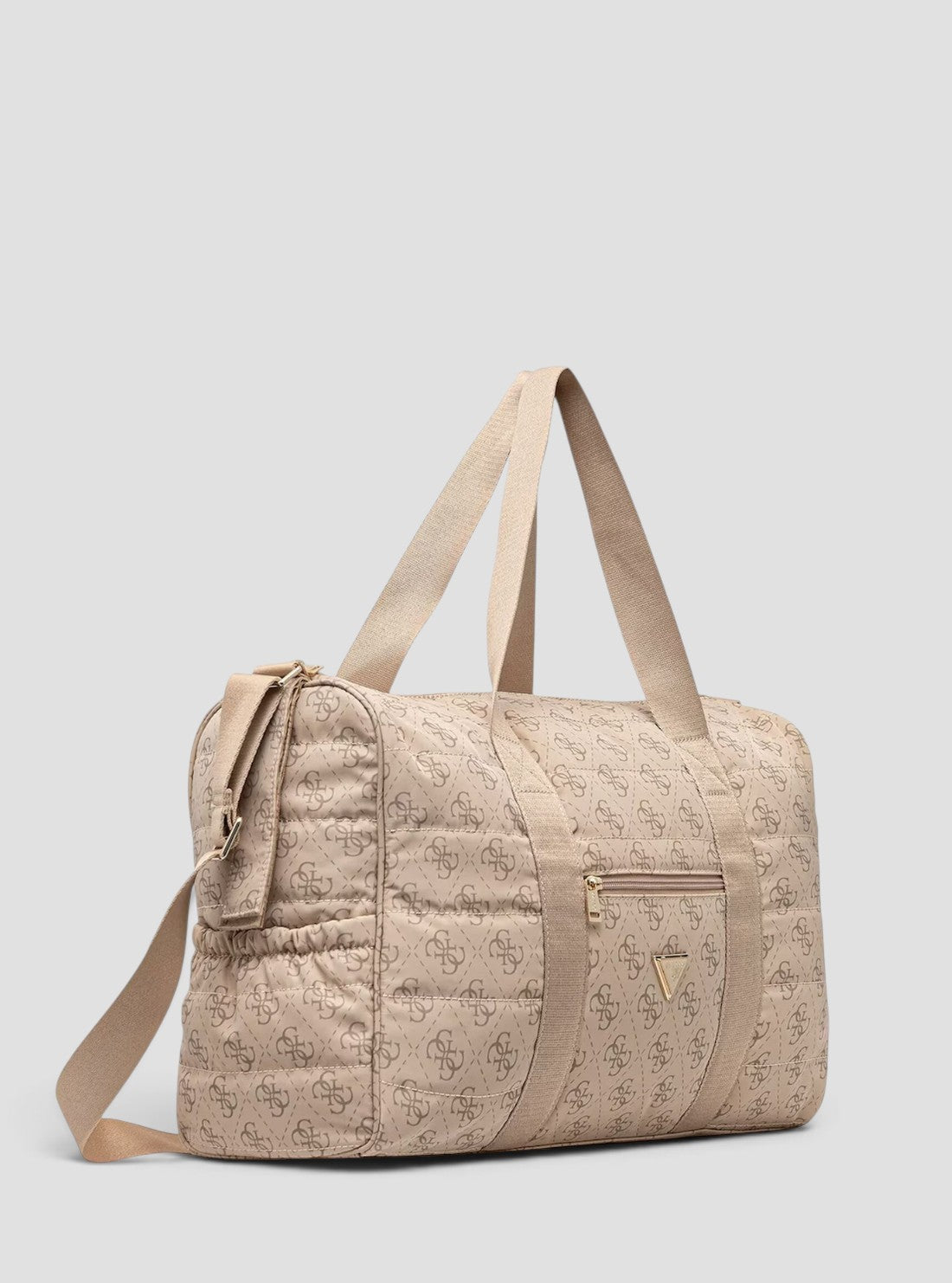 GUESS Accessories Beige 4G Logo Diaper Bag Set H5BW18WFTO0 Side View