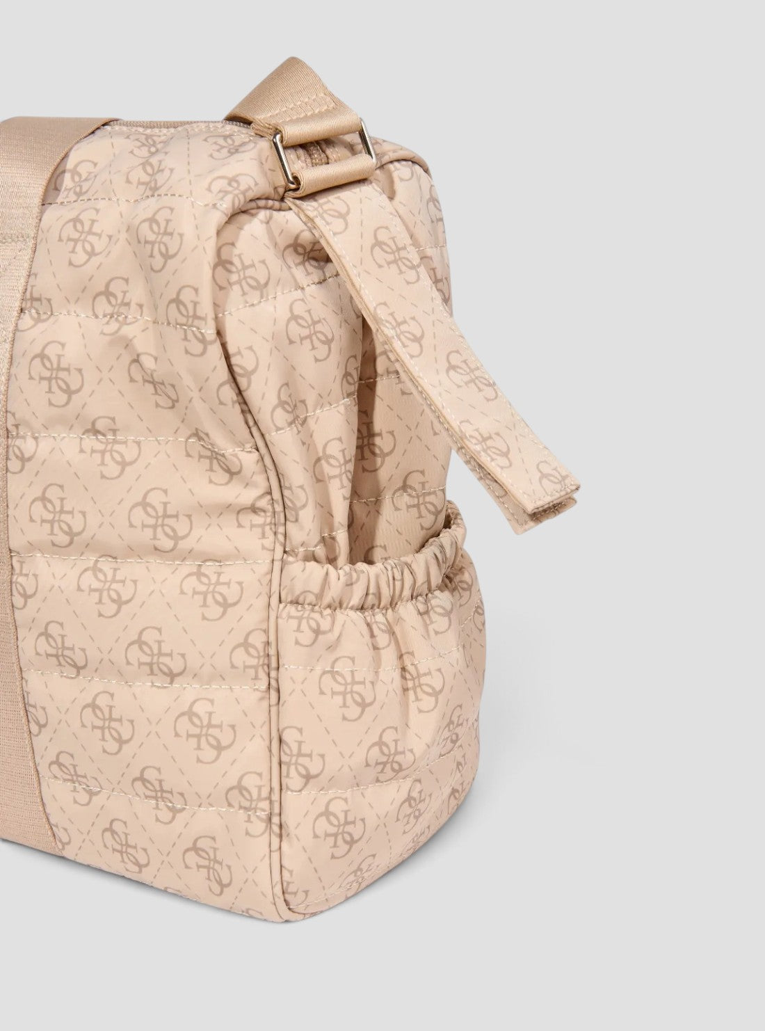 GUESS Accessories Beige 4G Logo Diaper Bag Set H5BW18WFTO0 Detail View