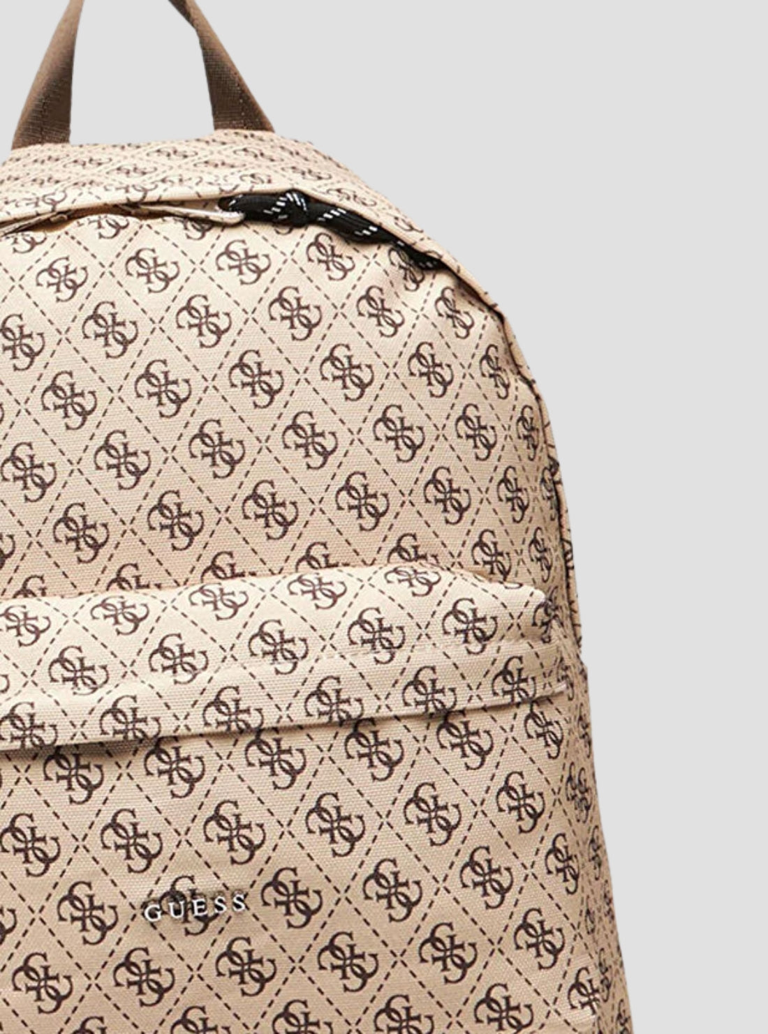 GUESS Kids Beige Blanco 4G Logo Backpack H5YZ00WGCS0 Detail View