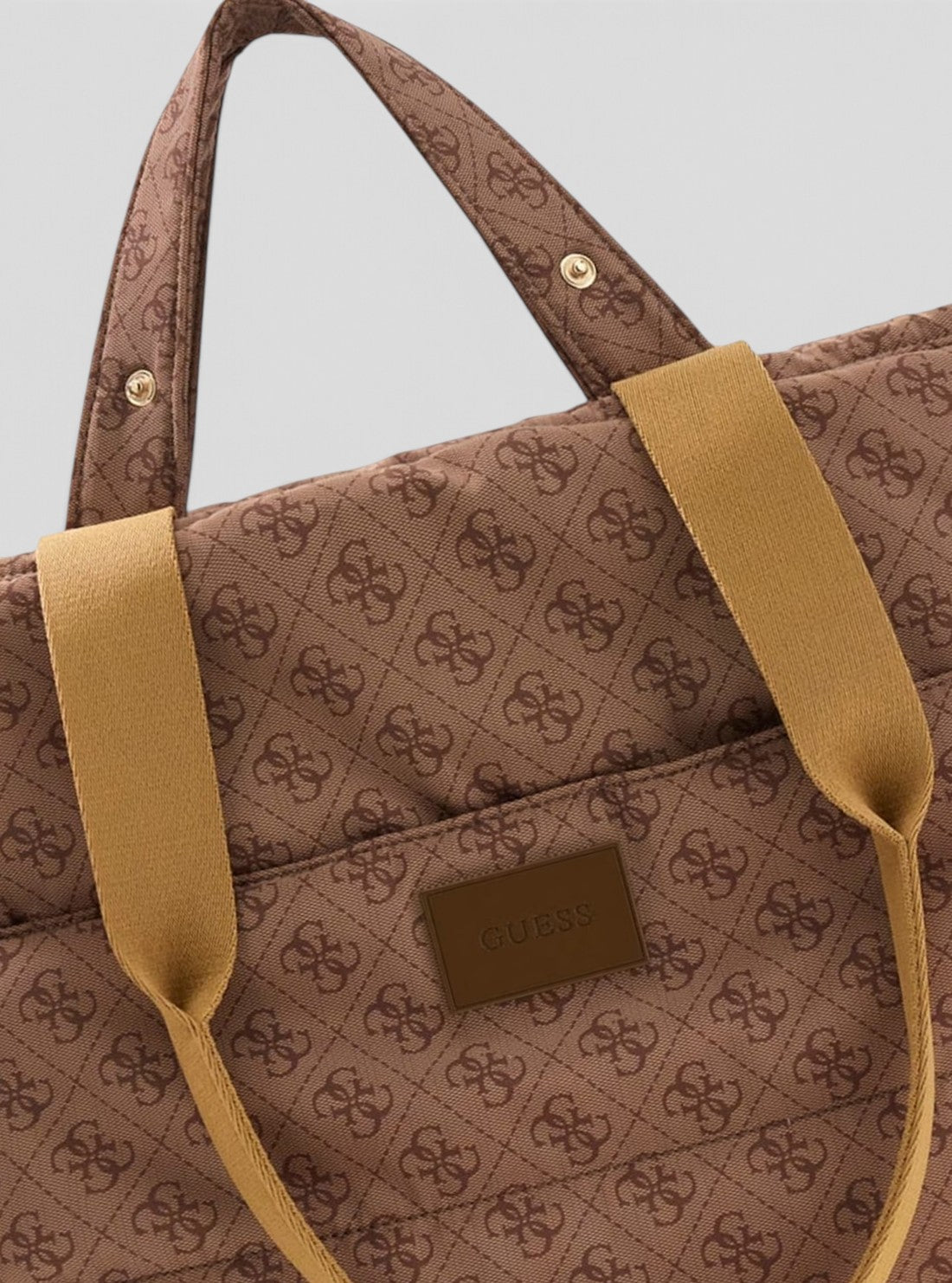GUESS Kids Beige Blanco 4G Diaper Bag H6YZ20W2776 Detail View1