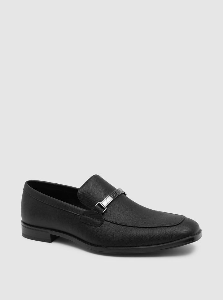 GUESS Mens Footwear Black Handy Loafers HANDY Side View