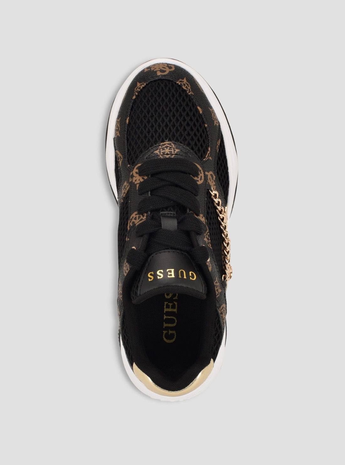 GUESS Footwear Brown Harpaa Sneakers HARPAA Top View