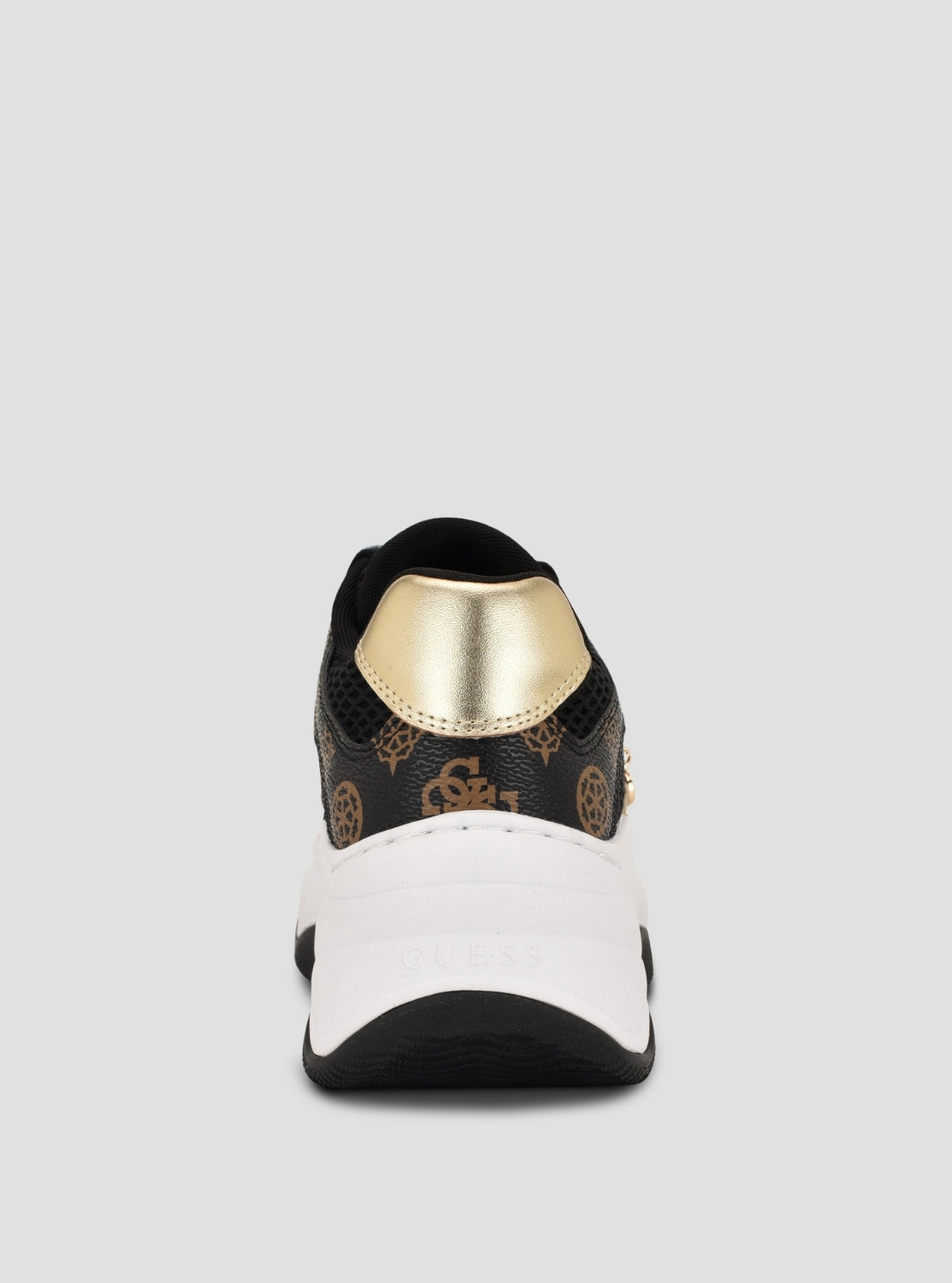 GUESS Footwear Brown Harpaa Sneakers HARPAA Back View