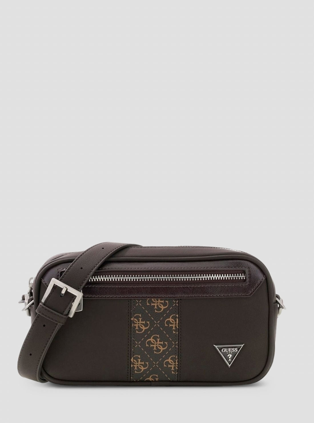 GUESS Mens Brown Sydney Camera Bag HMSYSYP6429 Front View1