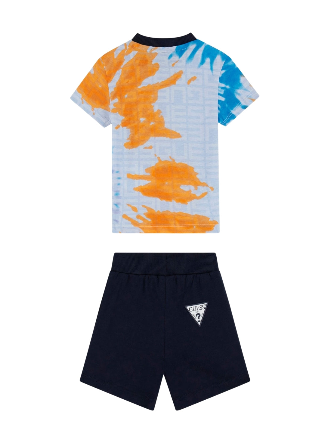 GUESS Kids Blue two-piece GUESS Kids Set (3-24m) I5GG01K8HM4 Back View