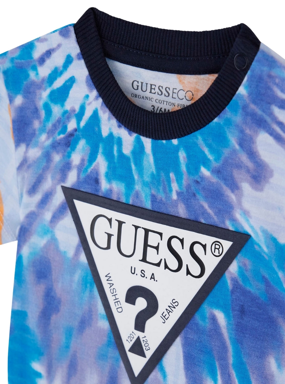 GUESS Kids Blue two-piece GUESS Kids Set (3-24m) I5GG01K8HM4 Detail View