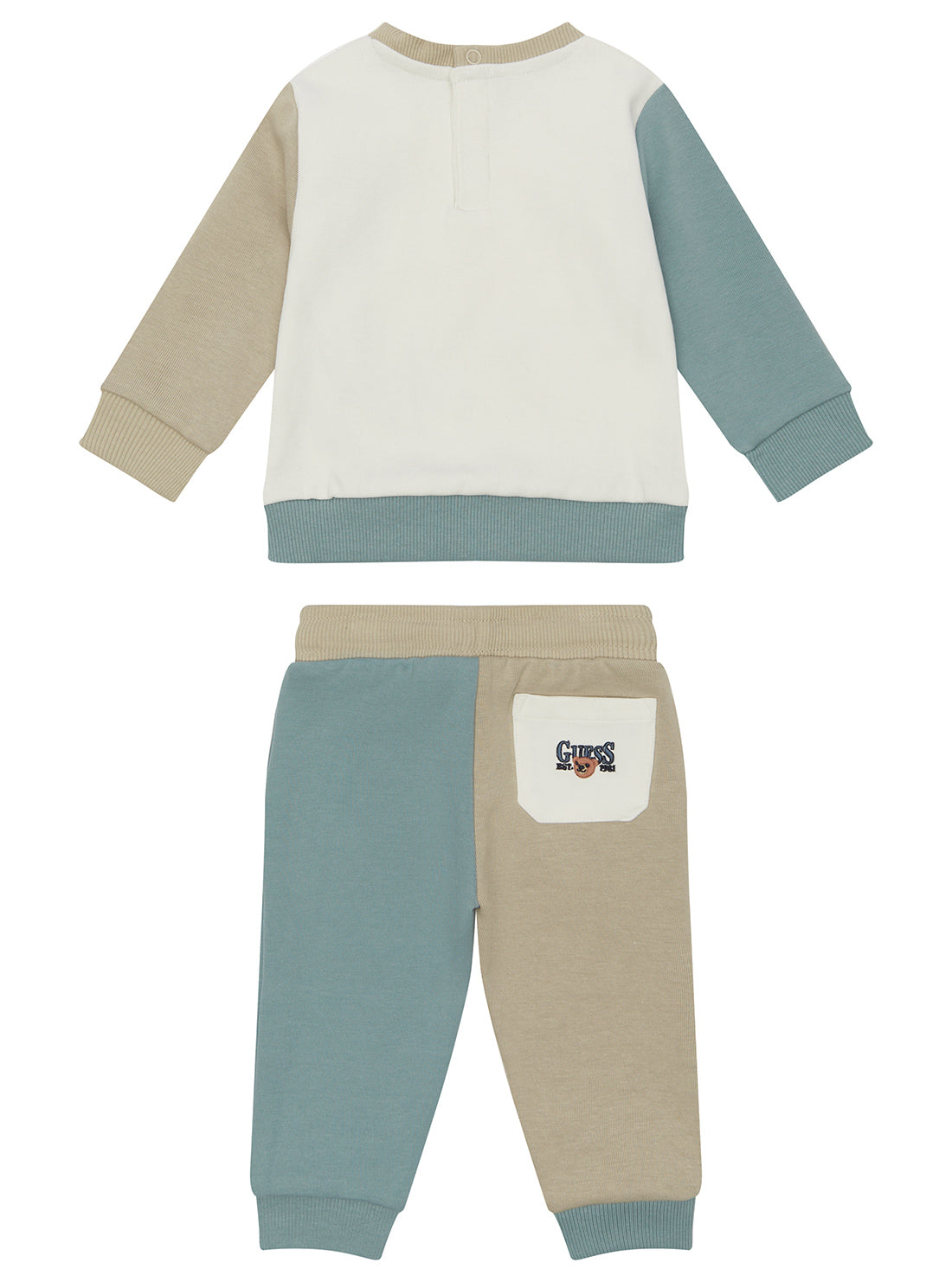 White Multi Active Top and Pant Set (0-18m)