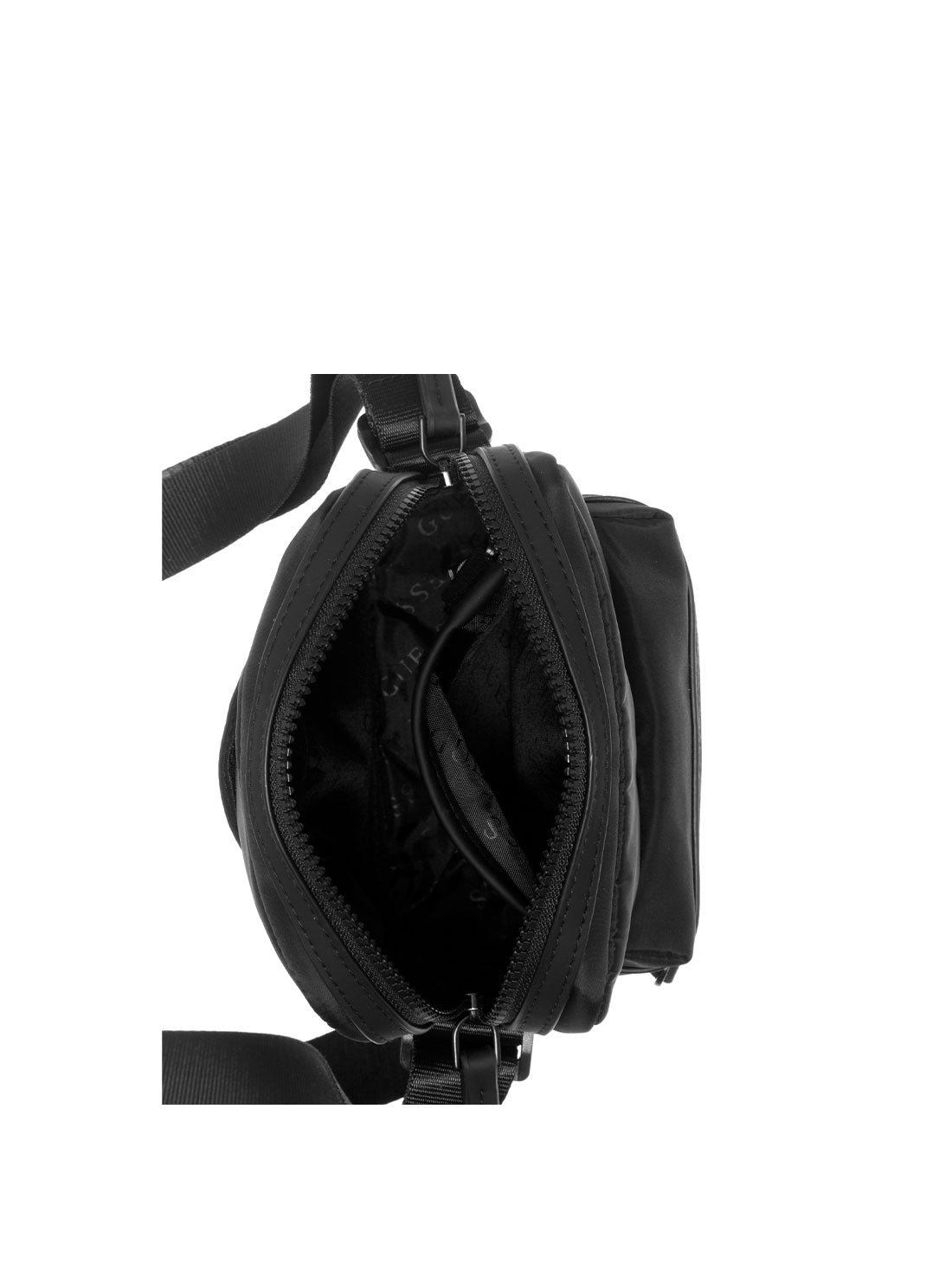 Guess Originals Black Camera Bag inside view