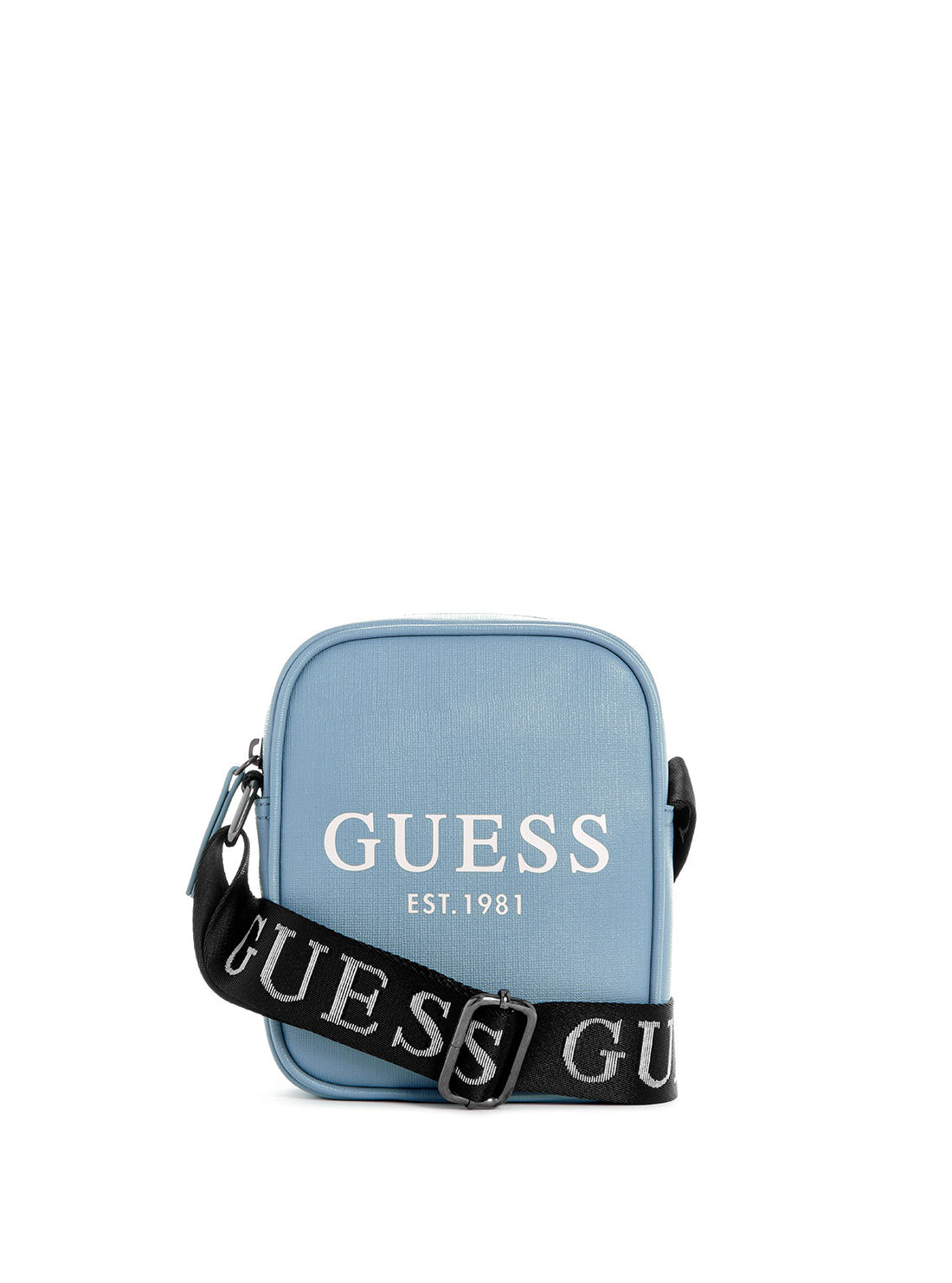 GUESS Black Logo Outfitter Camera Bag front view