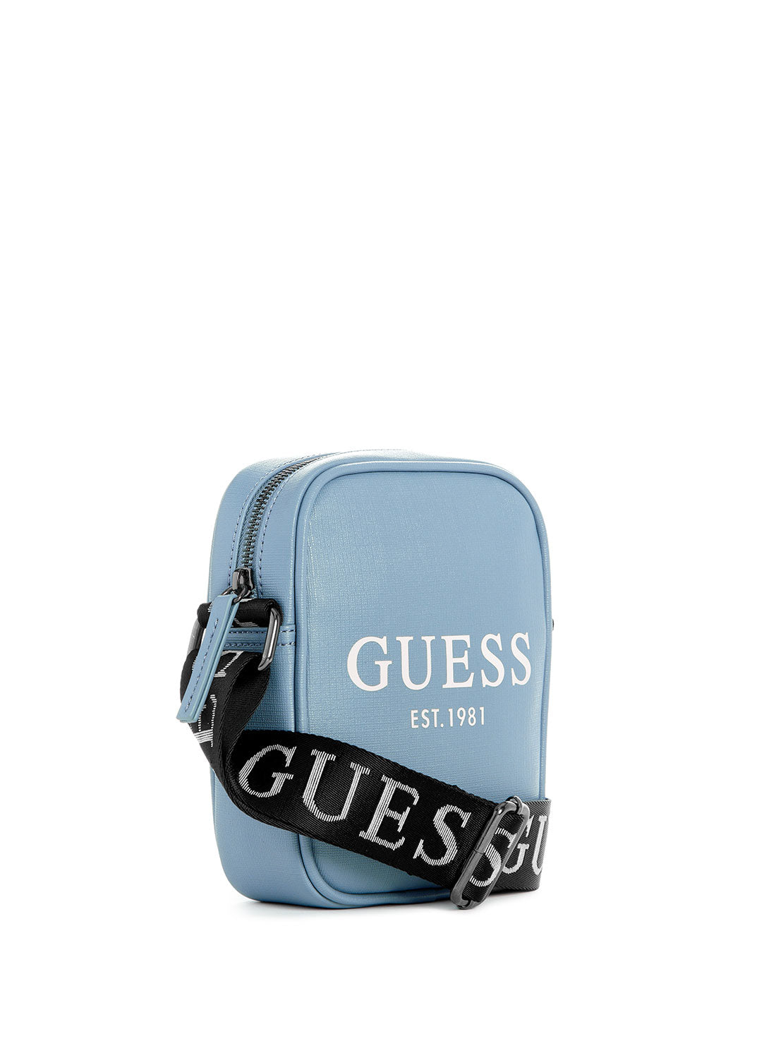 GUESS Black Logo Outfitter Camera Bag side view