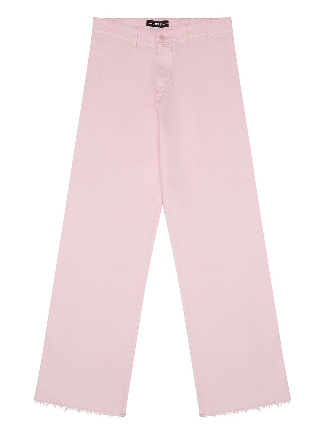 GUESS Pink Bull Denim Culotte Pants (7-16) front view