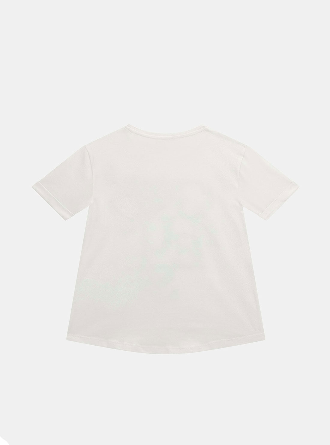 GUESS White Short Sleeve T-Shirt (7-16) back view