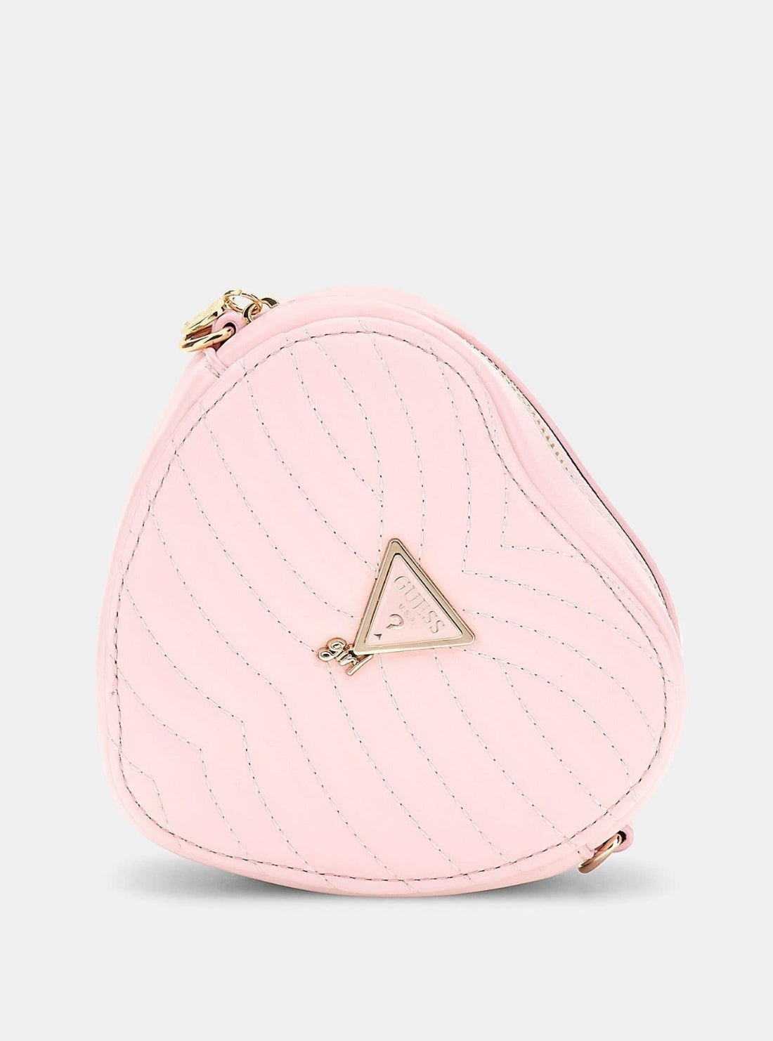 GUESS Kids Pink Heart Bag J5BZ12WGT10 Front View