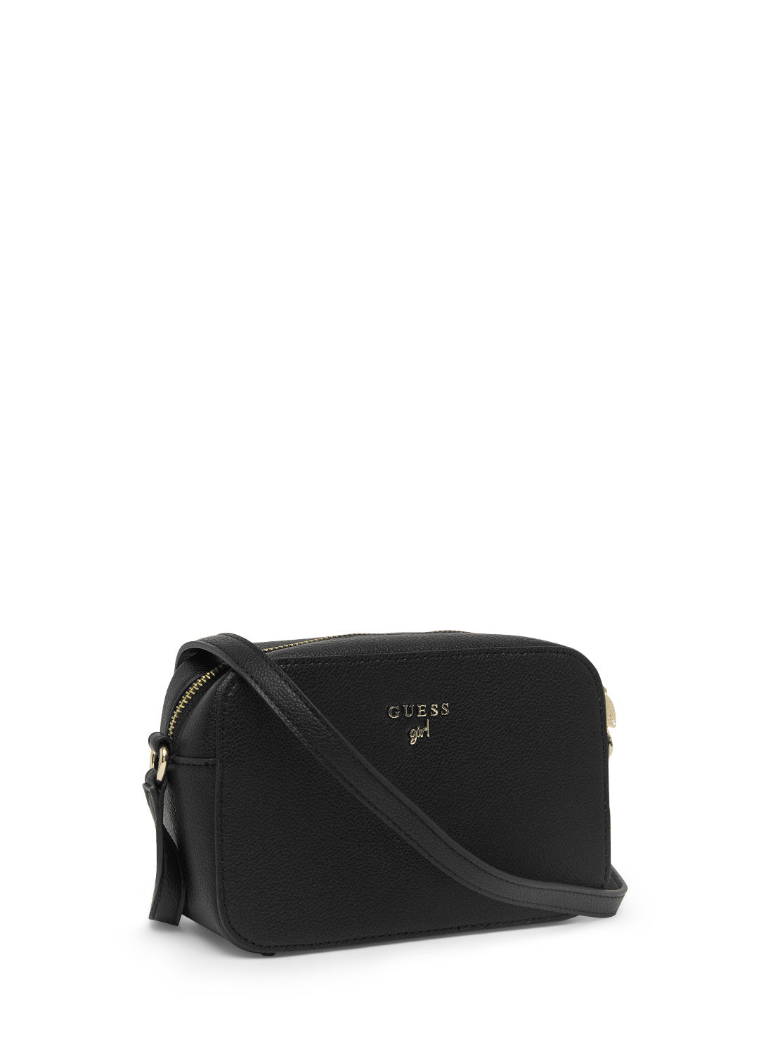 GUESS Kids Black Girl Camera Bag J5GZ07WG730 Front Side View
