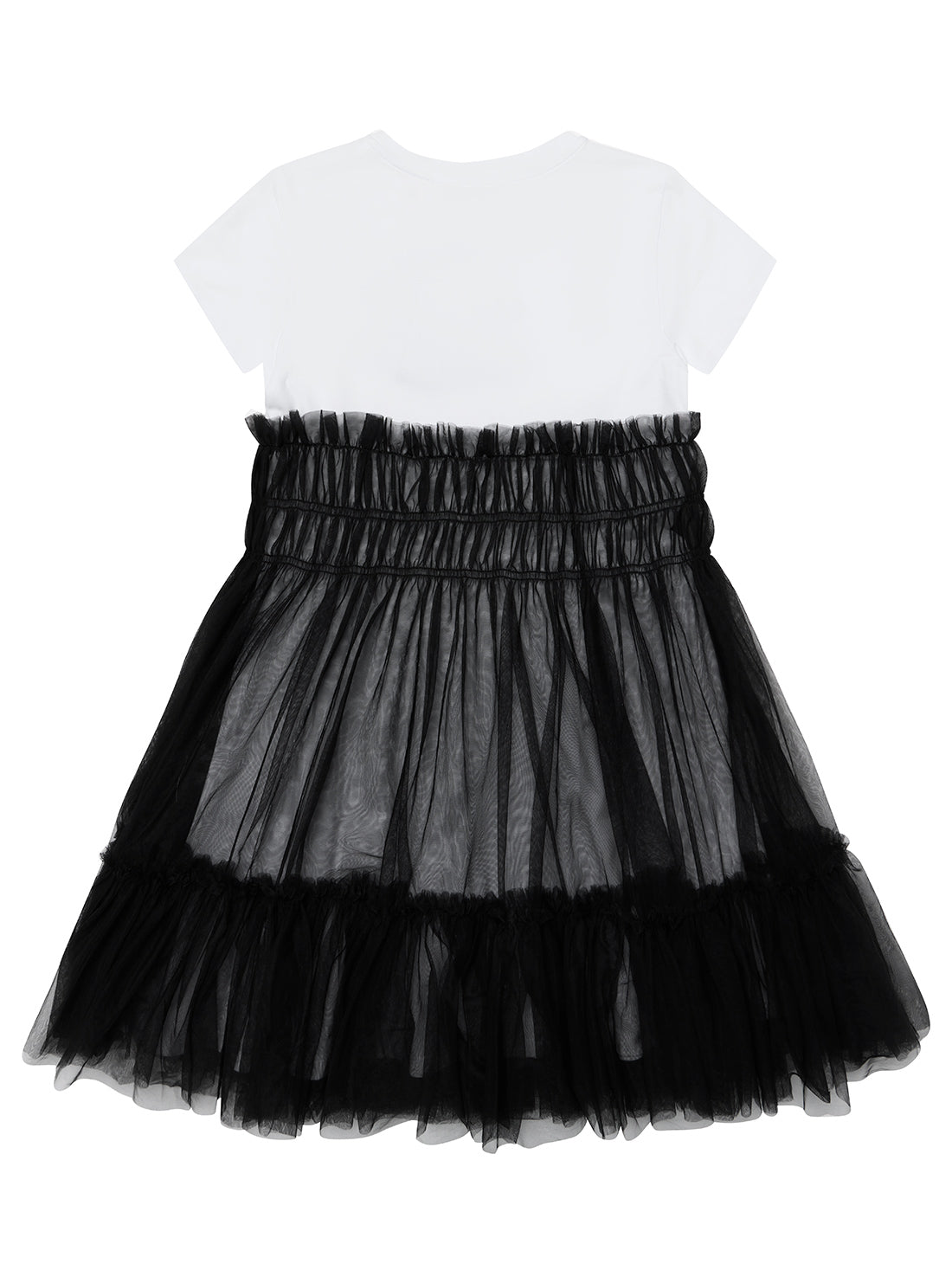 White and Black Short Sleeve Dress (7–16)