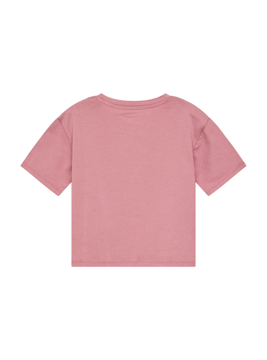 GUESS Kids Eco Pink Midi Short Sleeve T-Shirt (7-16) J5YI31K6YW4 Back View