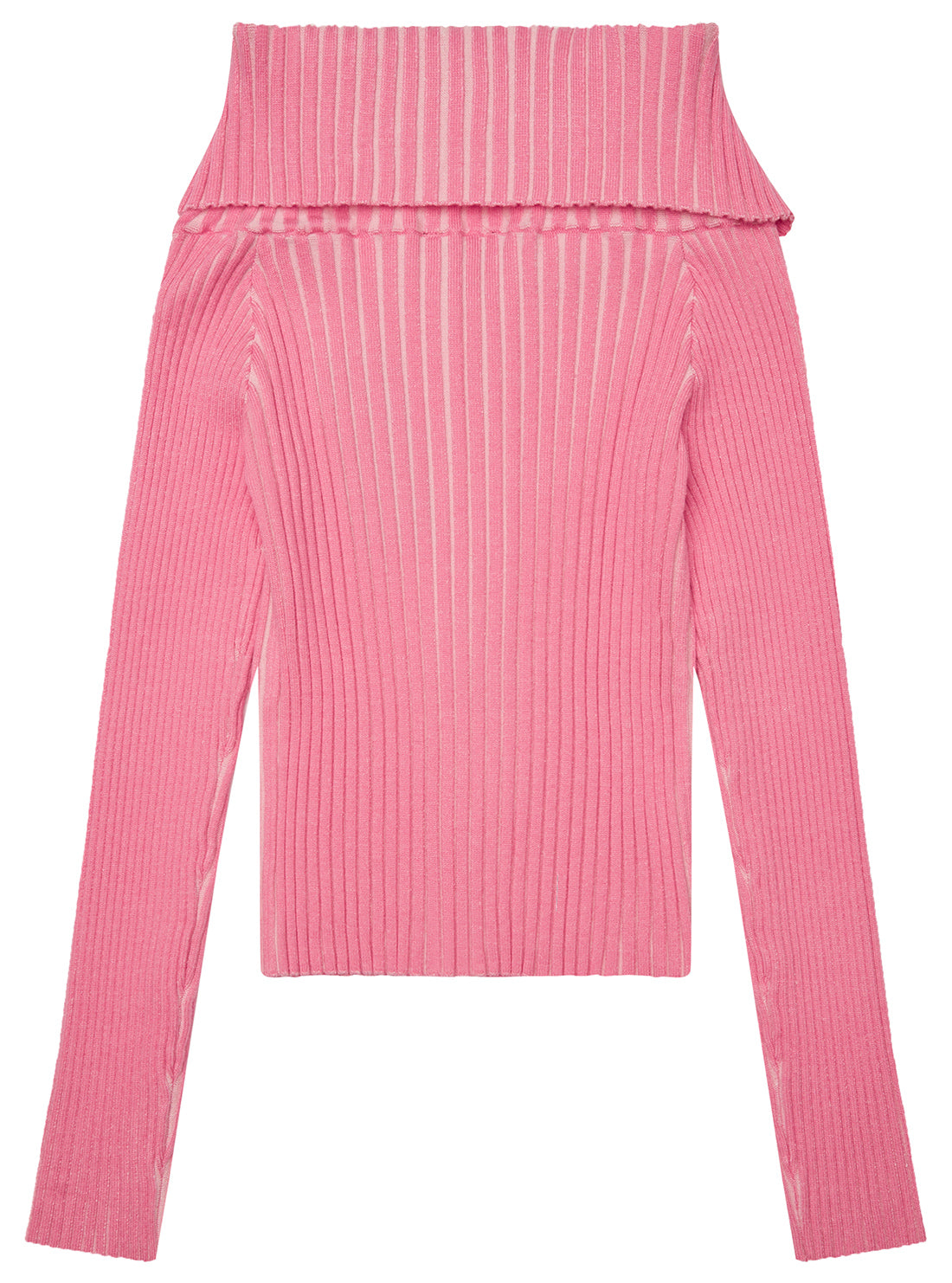 GUESS Kids Pink Long Sleeve Sweater (7-16) J5YR03Z3OP0 Back View