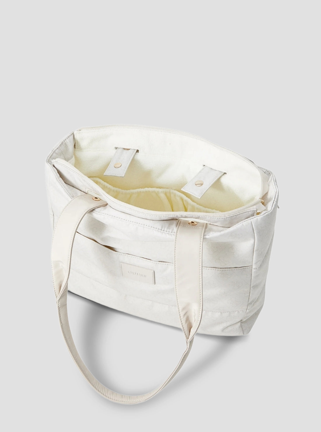 GUESS Kids White Puffy Diaper Bag J5YZ02WFTO0 Detail View