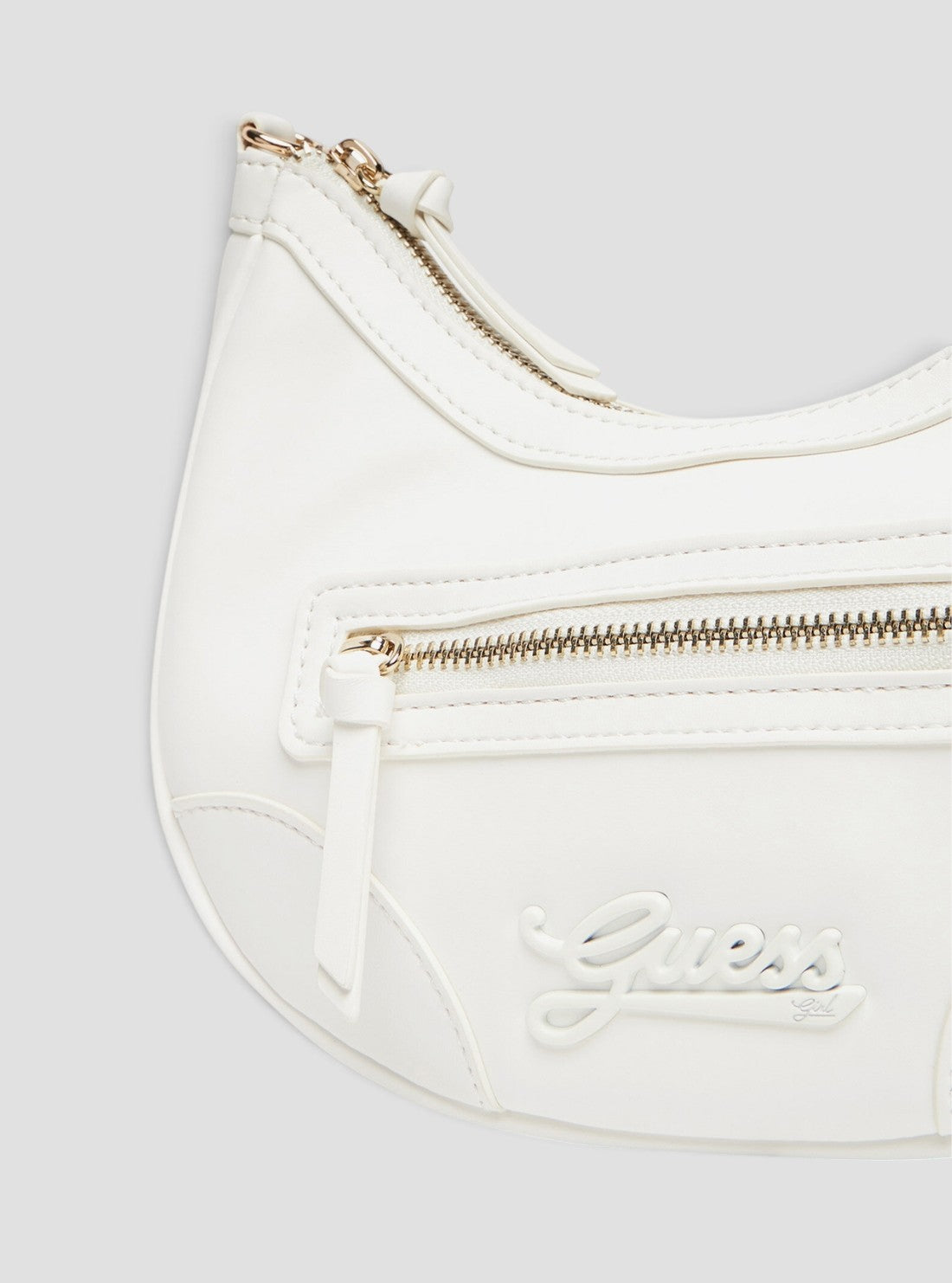 GUESS Kids White Hobo Bag J5YZ05WGVT0  Detail View