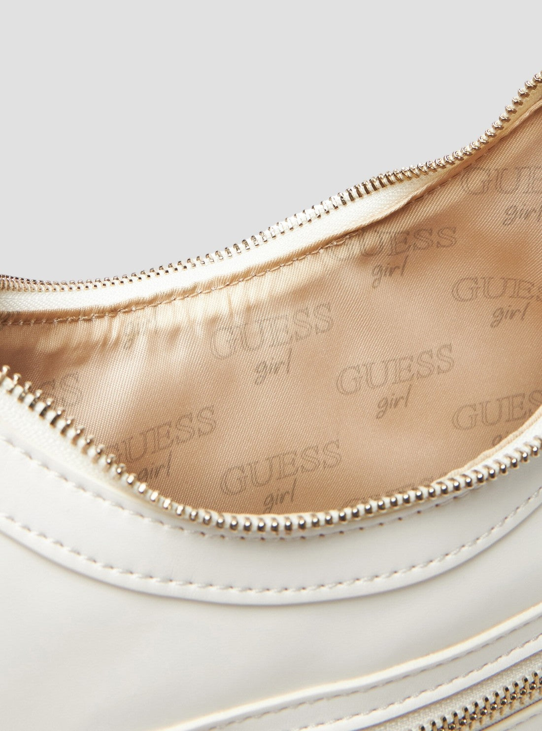 GUESS Kids White Hobo Bag J5YZ05WGVT0 Detail View