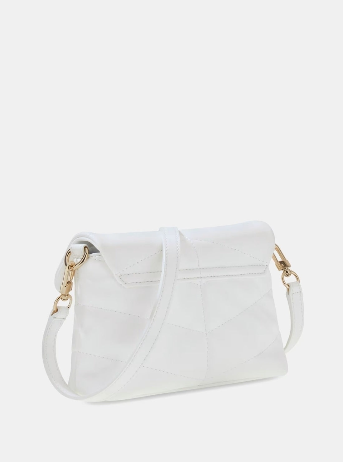 GUESS Kids White Mini Puffy Crossbody Bag J5YZ12WGVT0 Back View