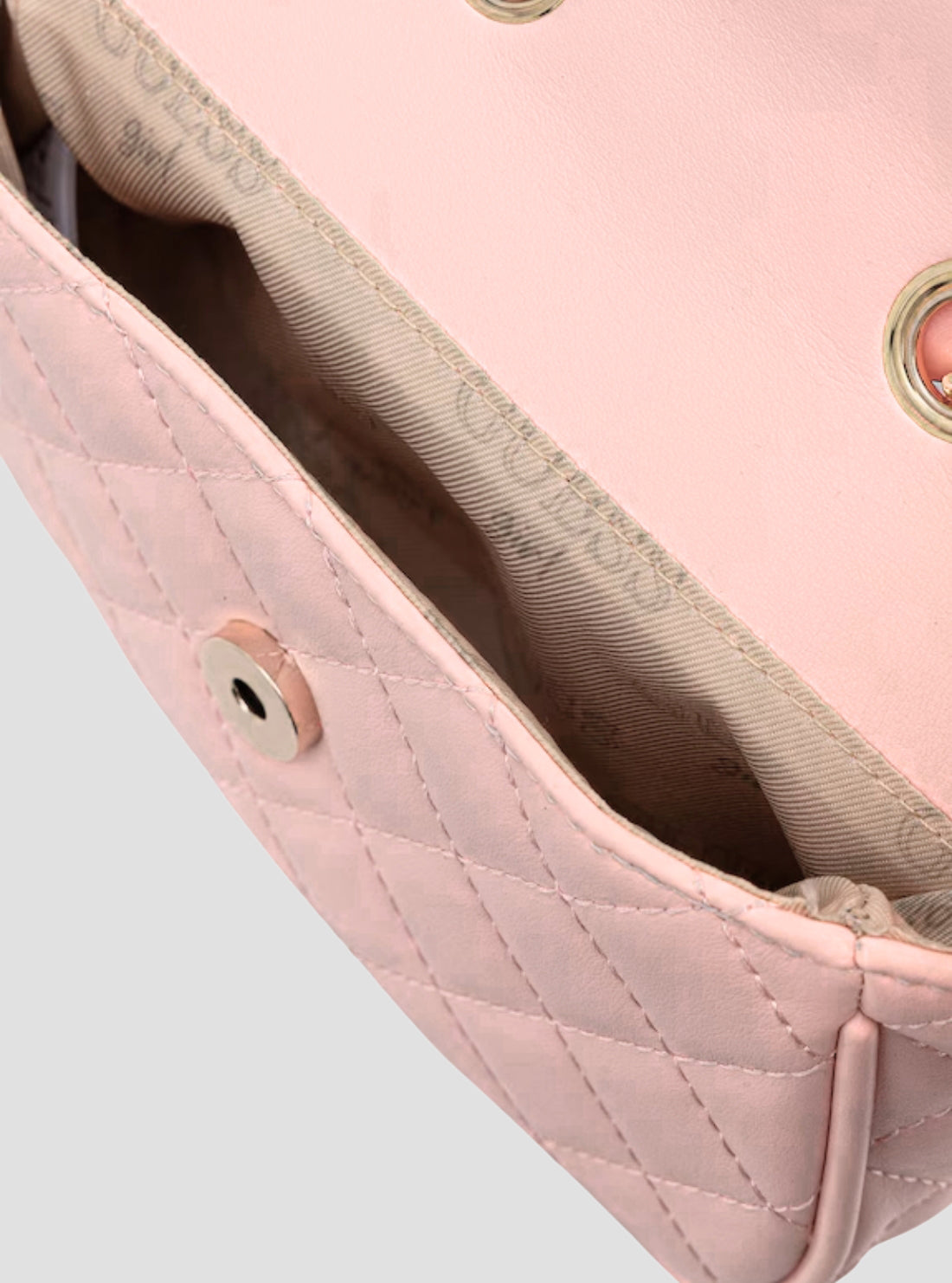 GUESS Kids Pink Mini Convertible Crossbody Bag Detail View