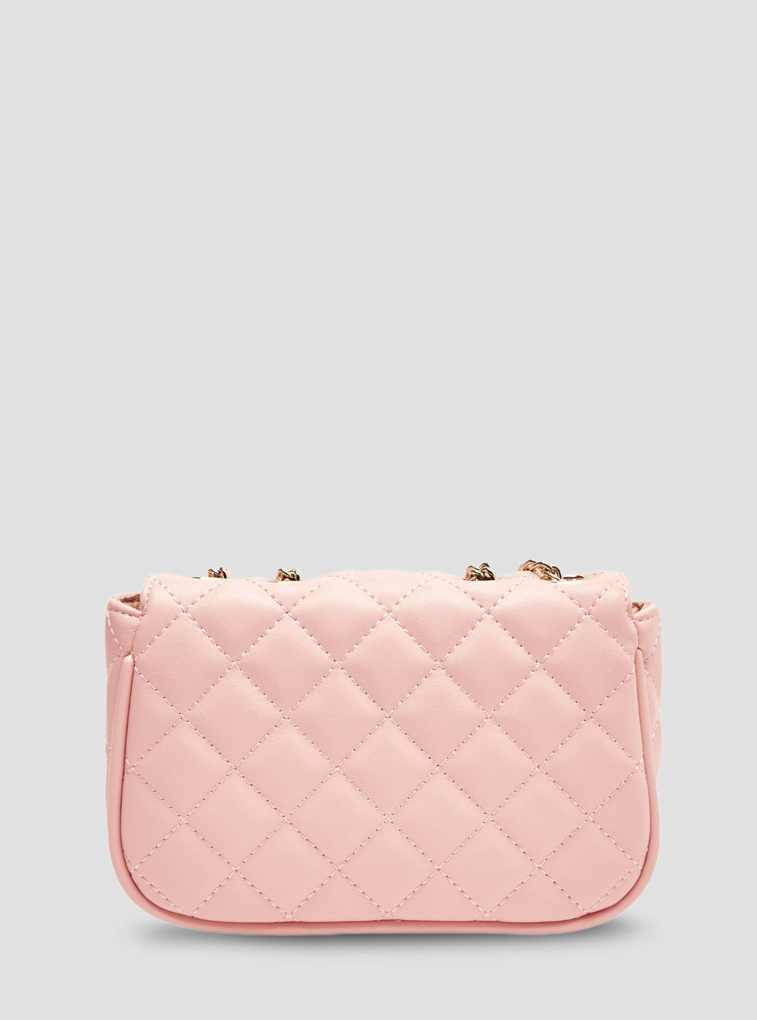 GUESS Kids Pink Mini Convertible Crossbody Bag Back View