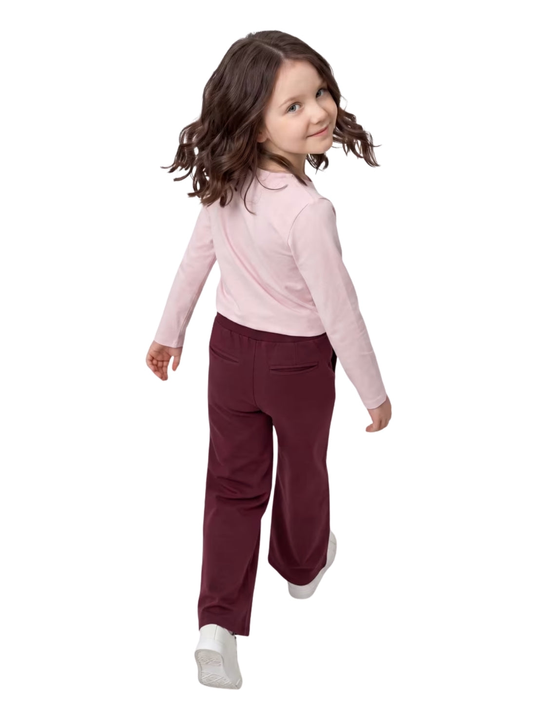GUESS Kids Pink Long-Sleeve Graphic Bear T-Shirt (7-16) J6BI11K5790 Back View