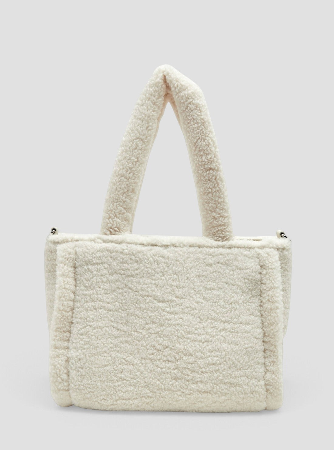 GUESS Kids Cream White Teddy Tote Bag J6BZ19W4024 Back View