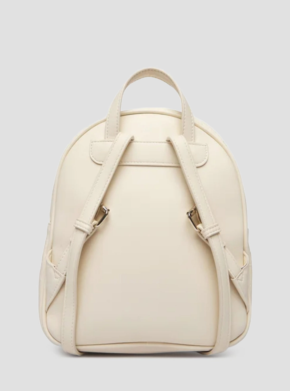 GUESS Kids Cream White Logo Mini Backpack J6RZ16WGT10 Back View