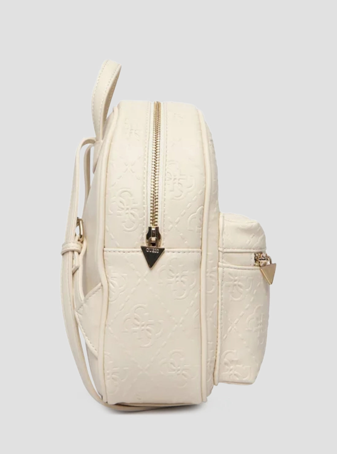 GUESS Kids Cream White Logo Mini Backpack J6RZ16WGT10 Side View