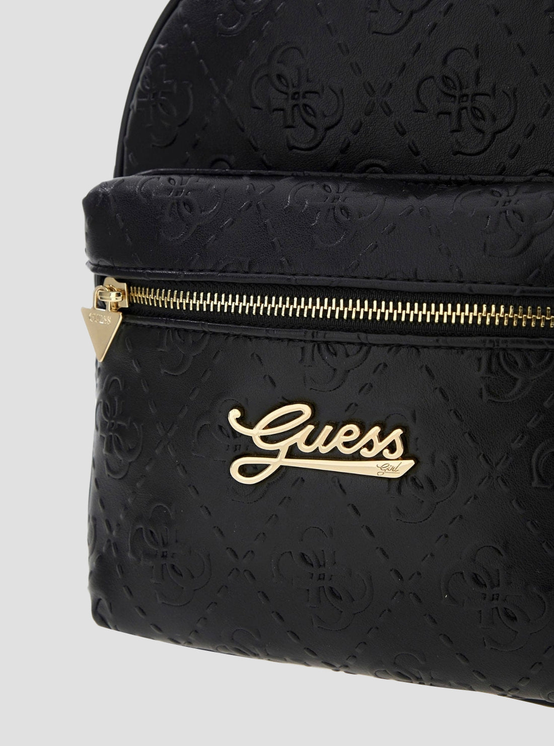 GUESS Kids Black Logo Mini Backpack J6RZ16WGT10 Detail View