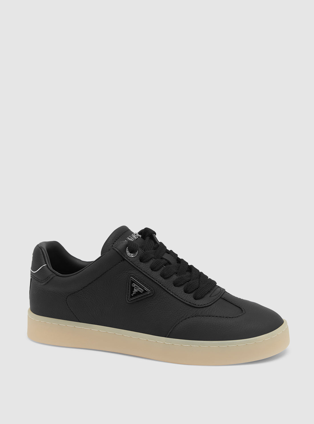 GUESS Womens Footwear Black Jazlie Low-Top Sneakers JAZLIE Front Side View