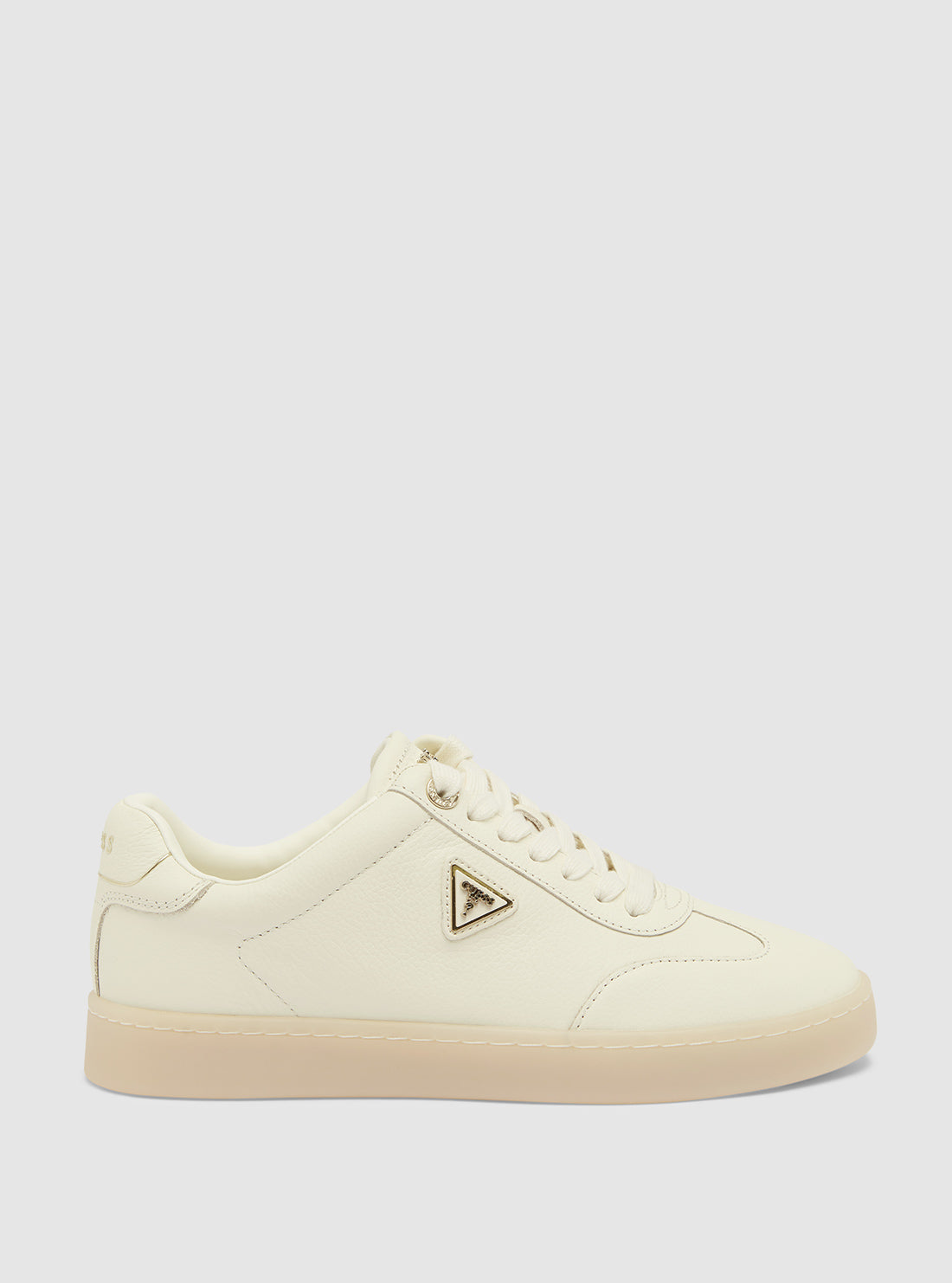 GUESS Womens Footwear White Jazlie Low-Top Sneakers JAZLIE Side View