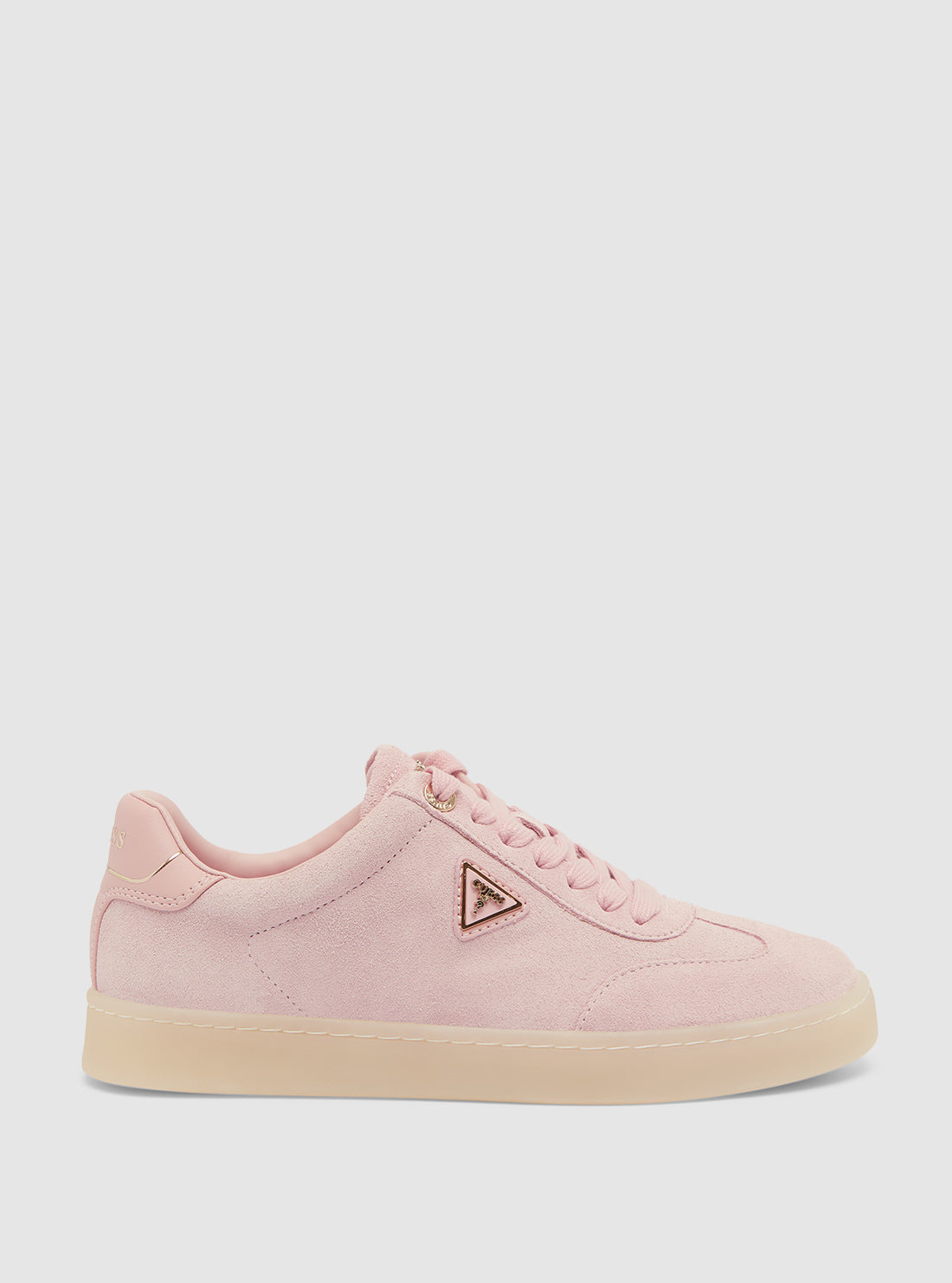 GUESS Womens Footwear Pink Jazlie Low-Top Sneakers JAZLIE Side View