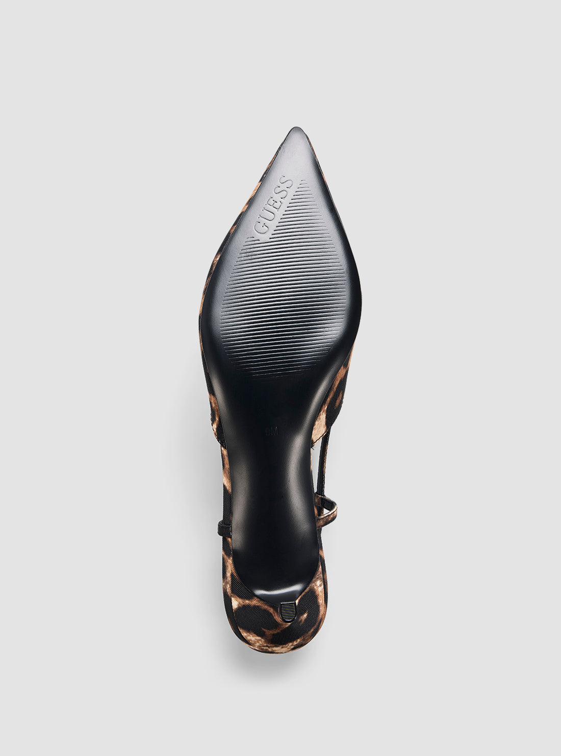 GUESS Womens Brown Multi Jesson Pumps JESSON3 Bottom View