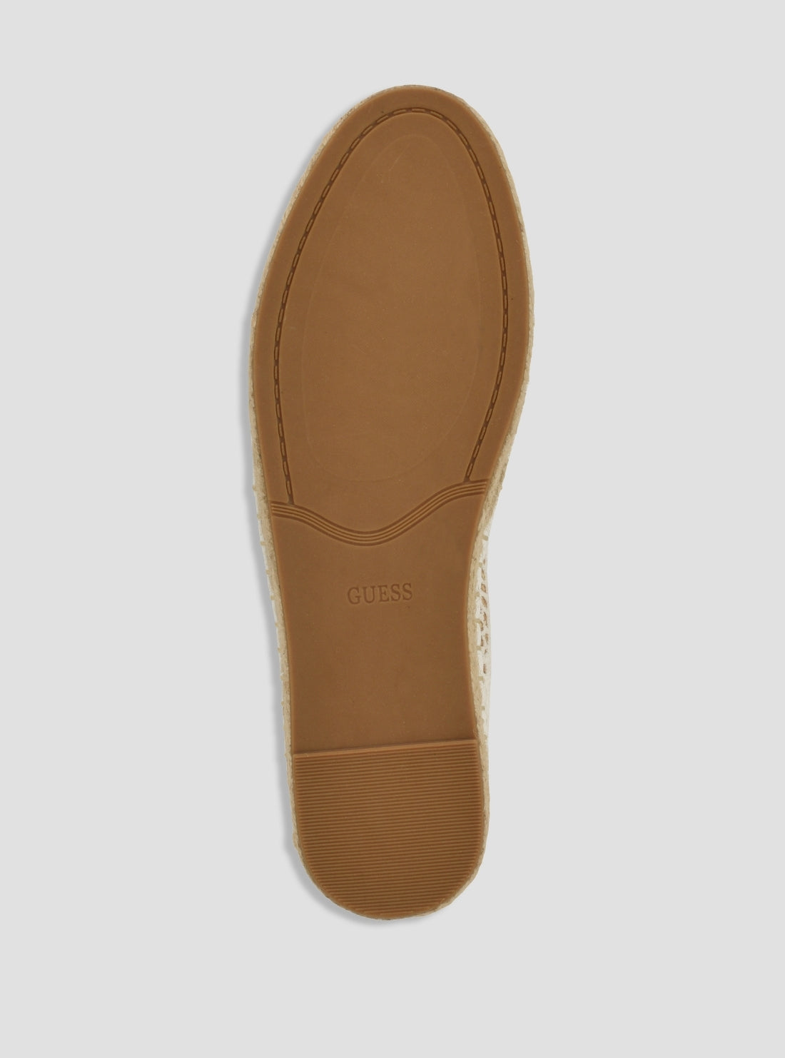 GUESS Womens White Joelynn Espadrilles JOELYNN Bottom View
