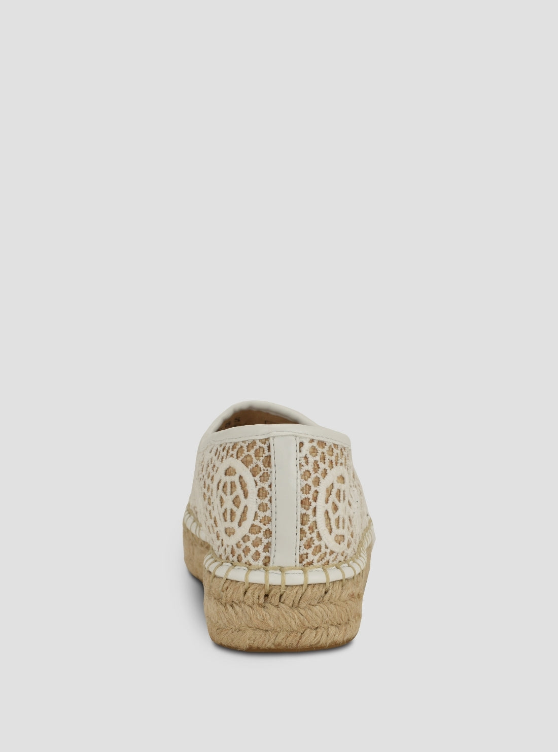 GUESS Womens White Joelynn Espadrilles JOELYNN Back View