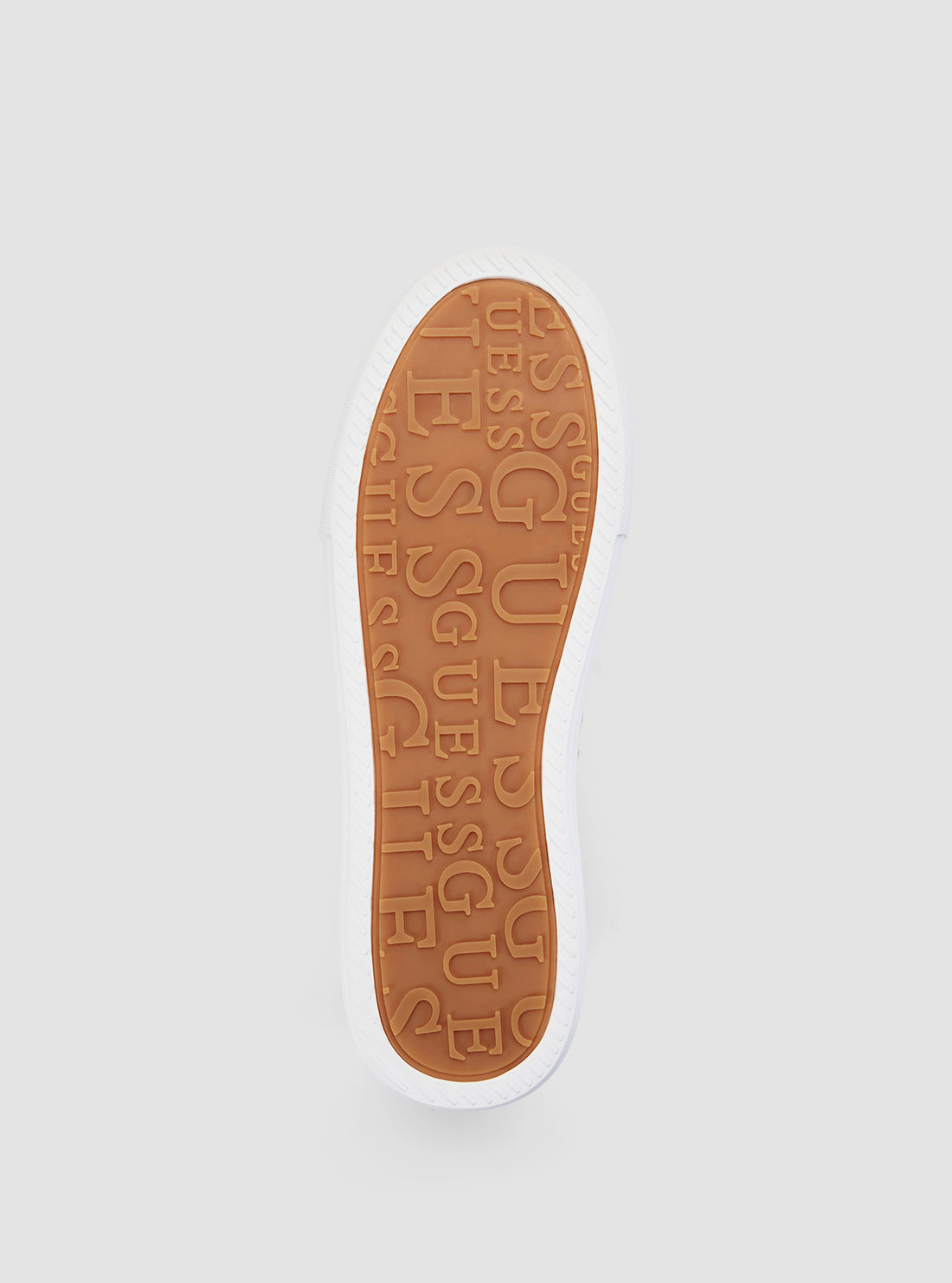 GUESS Footwear Gold Joezi Platform Sneakers JOEZI2 Bottom View