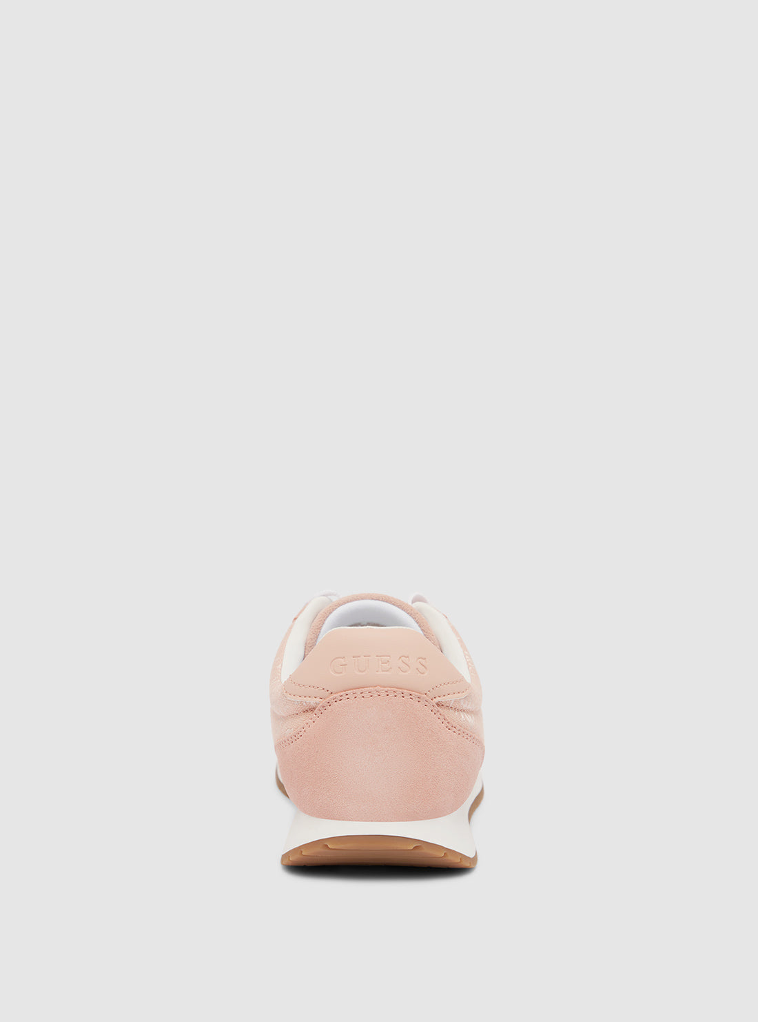 GUESS Womens Pink Joggin Sneakers JOGGIN Back View